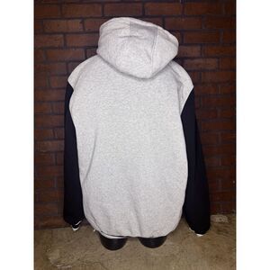 JH Design Sacramento Kings Reversible Hooded Jacket Gray Black Fleece Mens 3XL